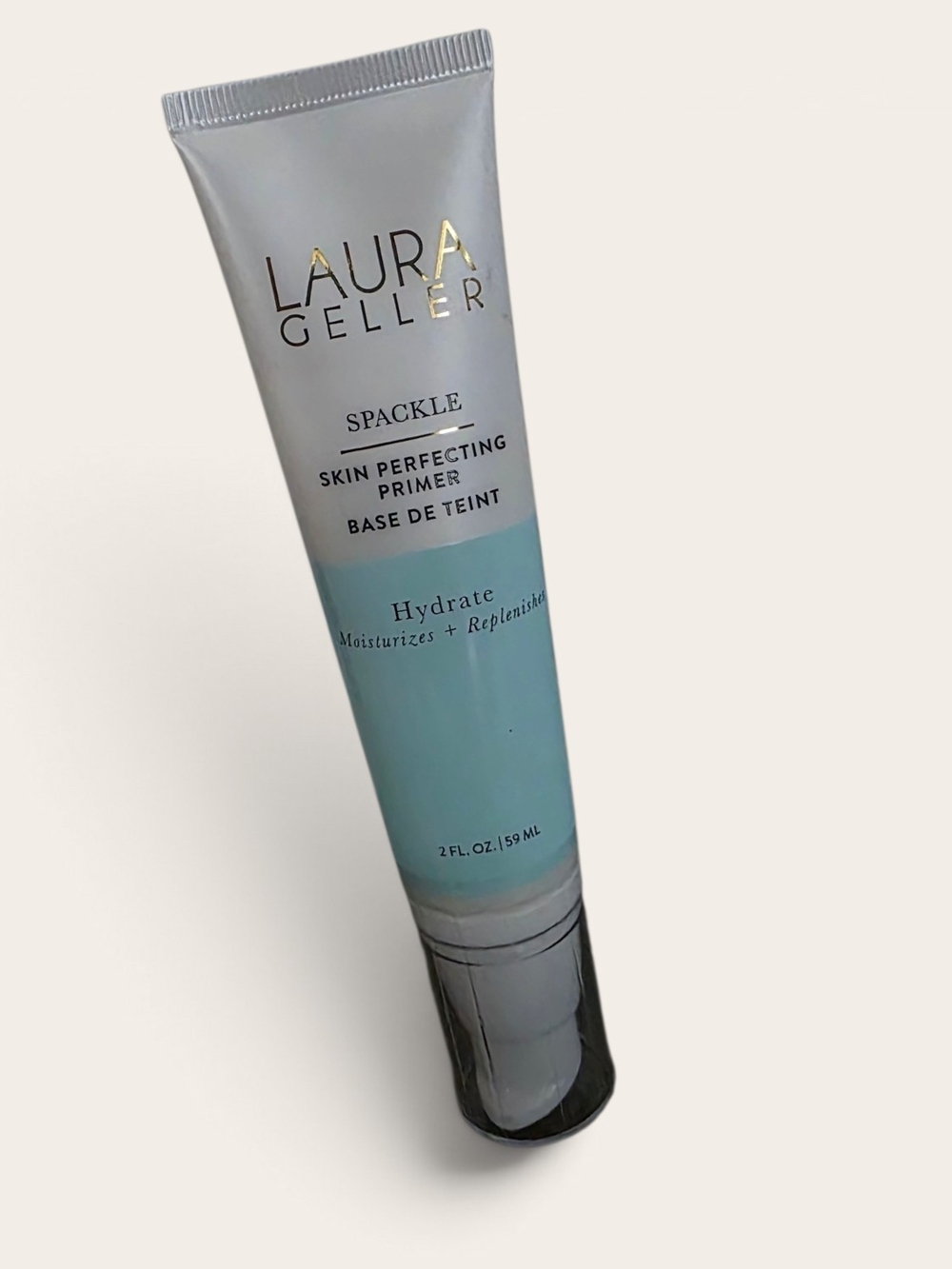 Laura Geller Spackle Hydrate Skin Perfecting Primer - Light Blue and Silver